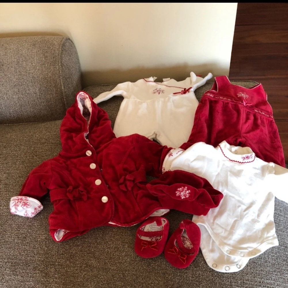 Baby Girls Christmas Holiday Outfits